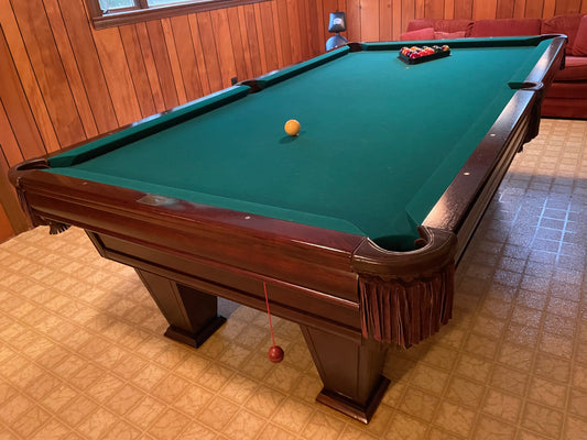 Green Felt table