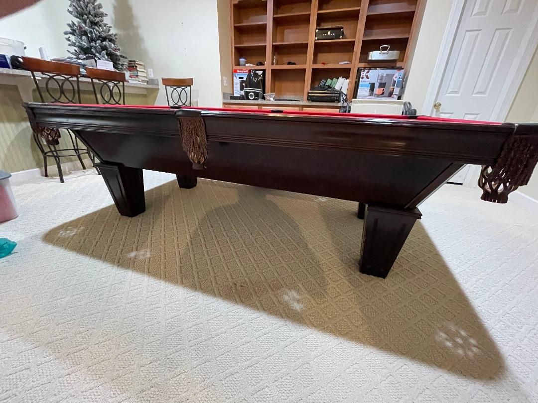 8' Brunswick Brookstone II Cherry Pool Table - Bel Air, MD