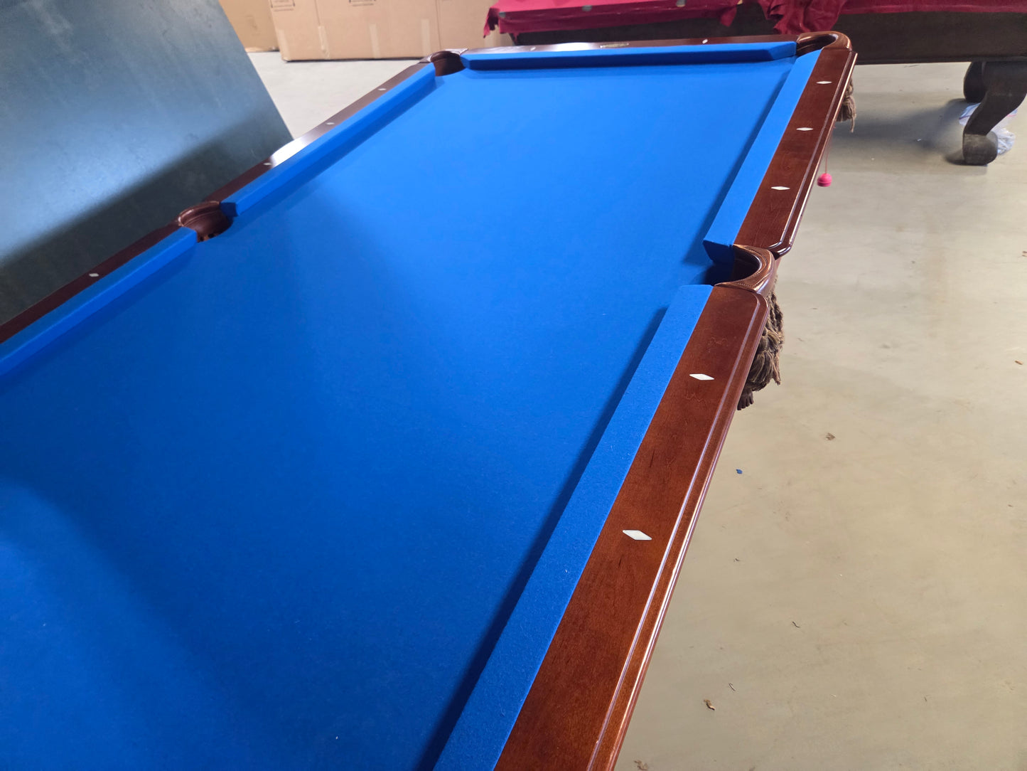 Side rail table view