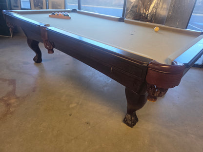 Brwn leather drop pockets