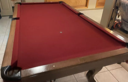 Maroon felt