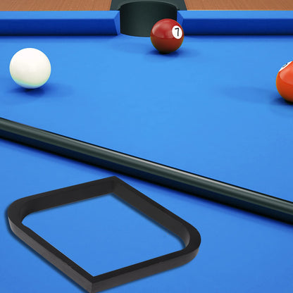 GSE Games & Sports Expert Solid Wood Billiard 8-Ball Triangle / 9-Ball Diamond Pool Ball Racks for 2-1/4" Pool Balls, Pool Table Accessories