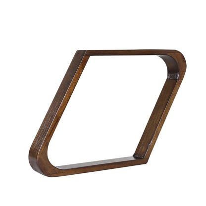 GSE Games & Sports Expert Solid Wood Billiard 8-Ball Triangle / 9-Ball Diamond Pool Ball Racks for 2-1/4" Pool Balls, Pool Table Accessories