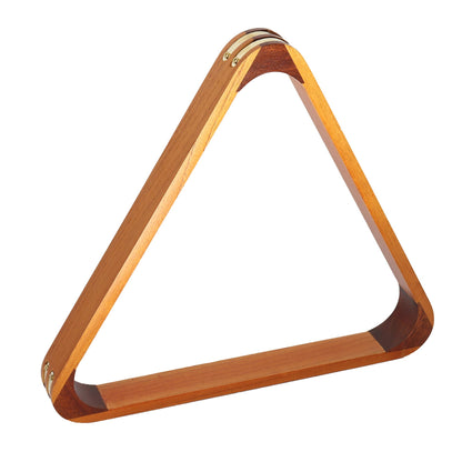 GSE Games & Sports Expert Solid Wood Billiard 8-Ball Triangle / 9-Ball Diamond Pool Ball Racks for 2-1/4" Pool Balls, Pool Table Accessories
