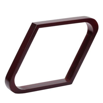 GSE Games & Sports Expert Solid Wood Billiard 8-Ball Triangle / 9-Ball Diamond Pool Ball Racks for 2-1/4" Pool Balls, Pool Table Accessories