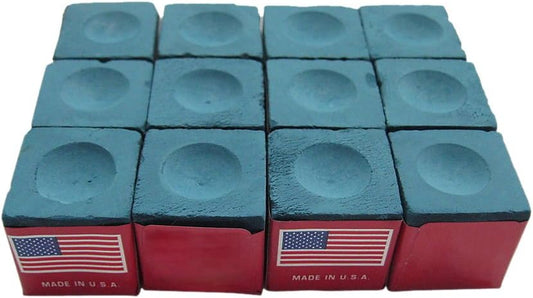 Master Billiard/Pool Cue Chalk Box, 12 Cubes
