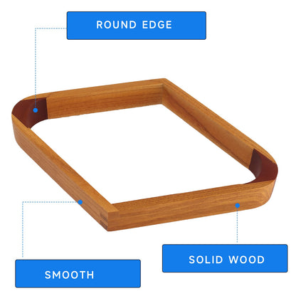 GSE Games & Sports Expert Solid Wood Billiard 8-Ball Triangle / 9-Ball Diamond Pool Ball Racks for 2-1/4" Pool Balls, Pool Table Accessories