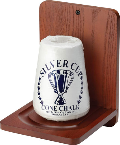 Fat Cat Billiard/Pool Accessory: Wall Mounted Wood Cone Chalk Holder, Mahogany Finish