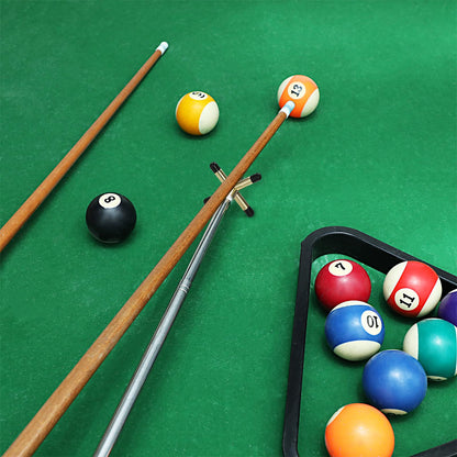 Skylety Pool Cue Snooker Stick Pool Table Accessories Retractable Billiards Cue Rest with Removable Brass Bridge Head
