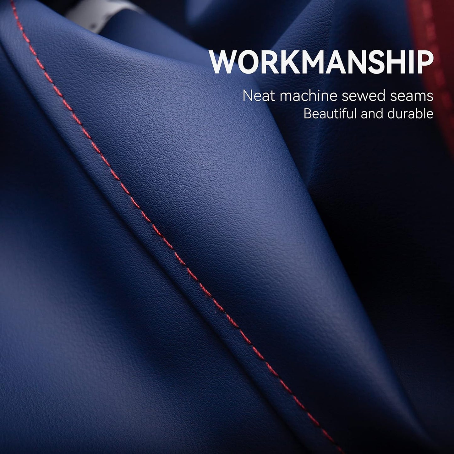 Pool Table Cover, Waterproof Indoor/Outdoor Heavy Leatherette Pool Table Accessories, Billiards Accessories for Protecting Felt, 7/8/9 Feet Fitted Billiard Covers Red & Blue(8FT/OG.)