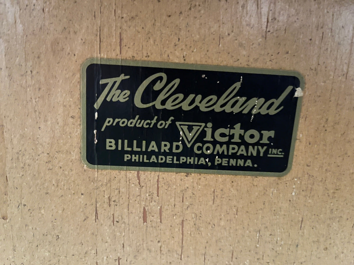 9' The Cleveland Victor Billiard Company Pool Table - Smithtown, NY