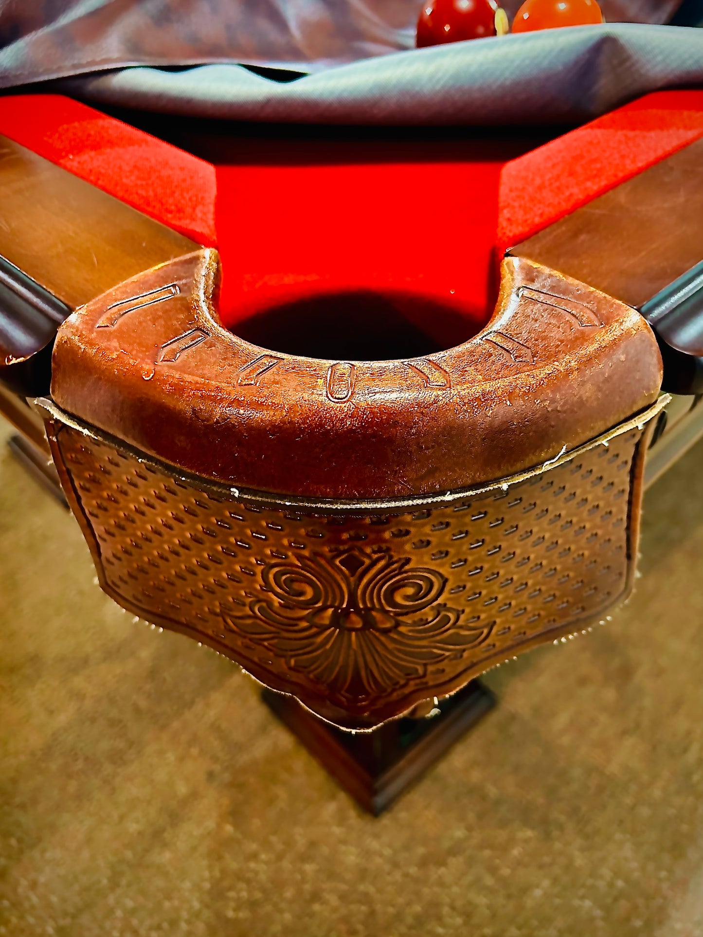 leather drop pocket