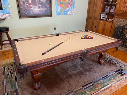 Table, camel felt