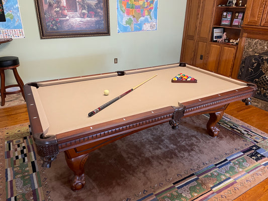 Table, camel felt