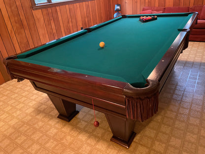 Green Felt table