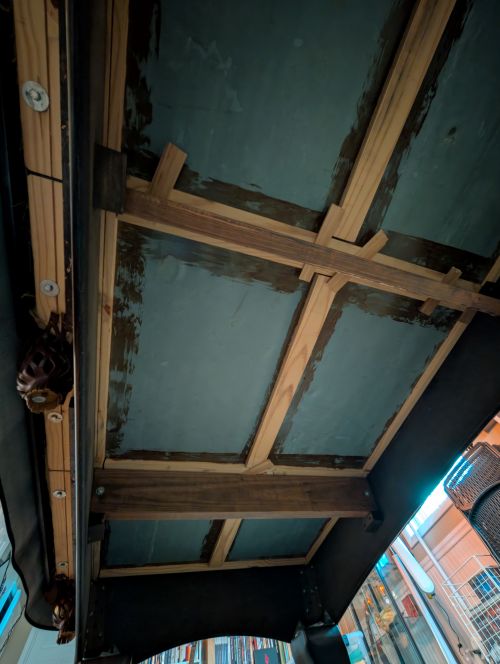 Underside photo of slate