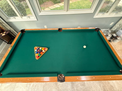 Balls, triangle