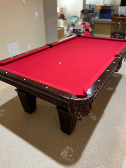 8' Brunswick Brookstone II Cherry Pool Table - Bel Air, MD