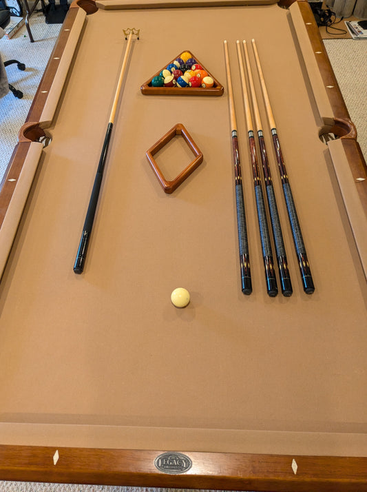 Tan/Brown felt table